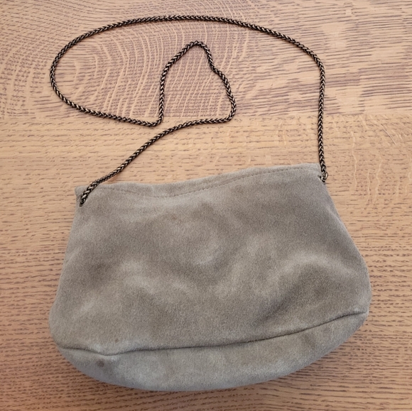 Free People Slouchy Suede Shoulder Bag in khaki - Picture 3 of 11